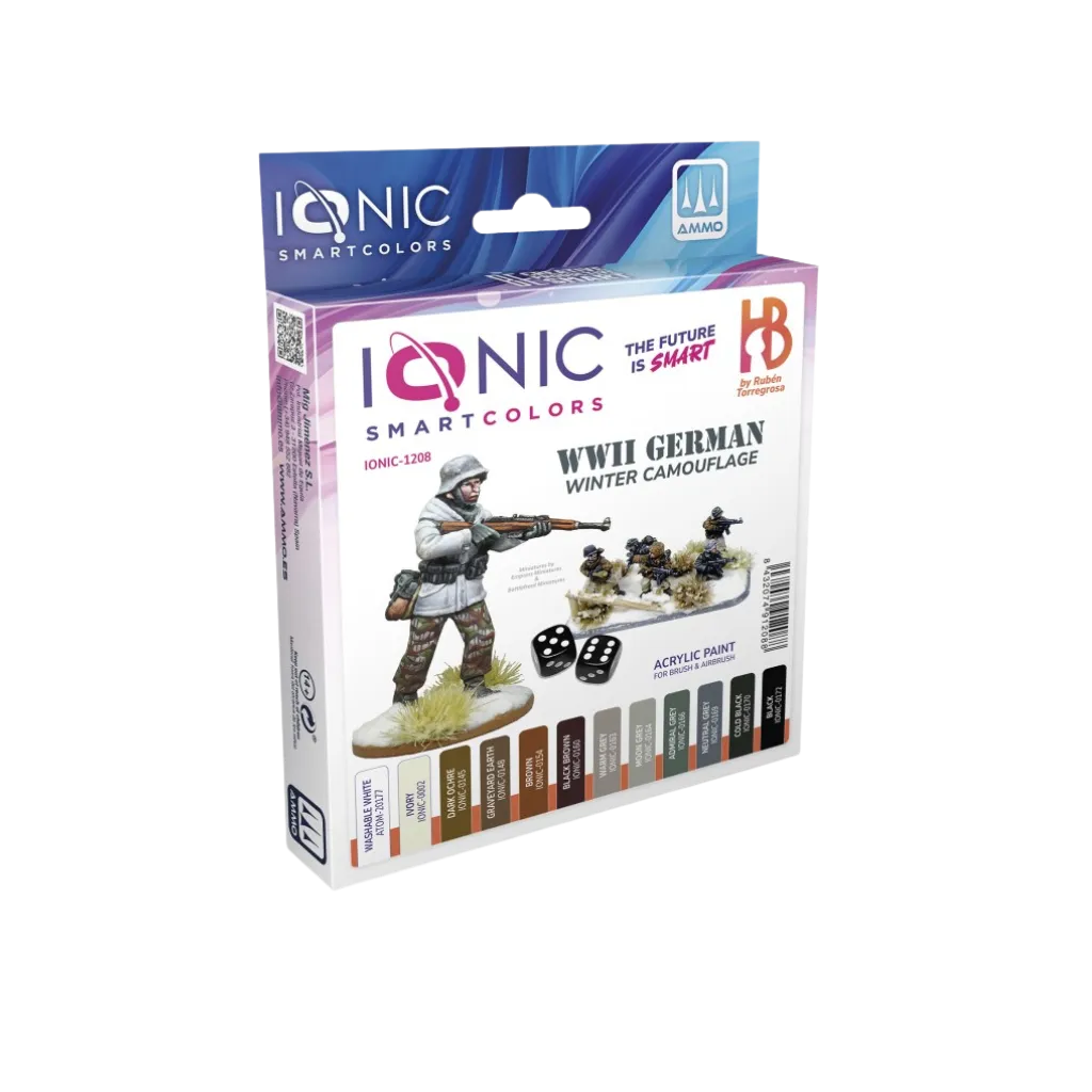 IONIC WWII German Winter camouflage-Mig Jimenez-Radaddel