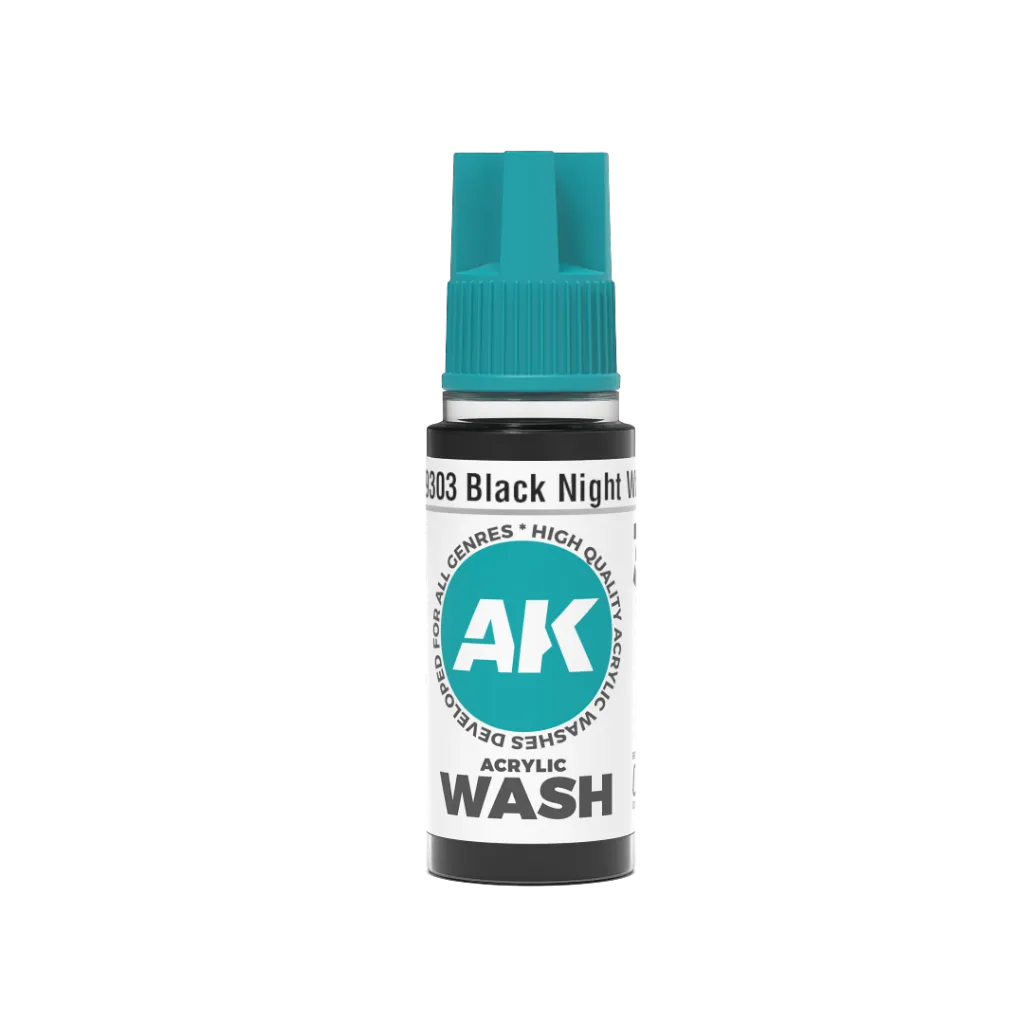 Black Night Wash 18ml-AK-Interactive-Radaddel