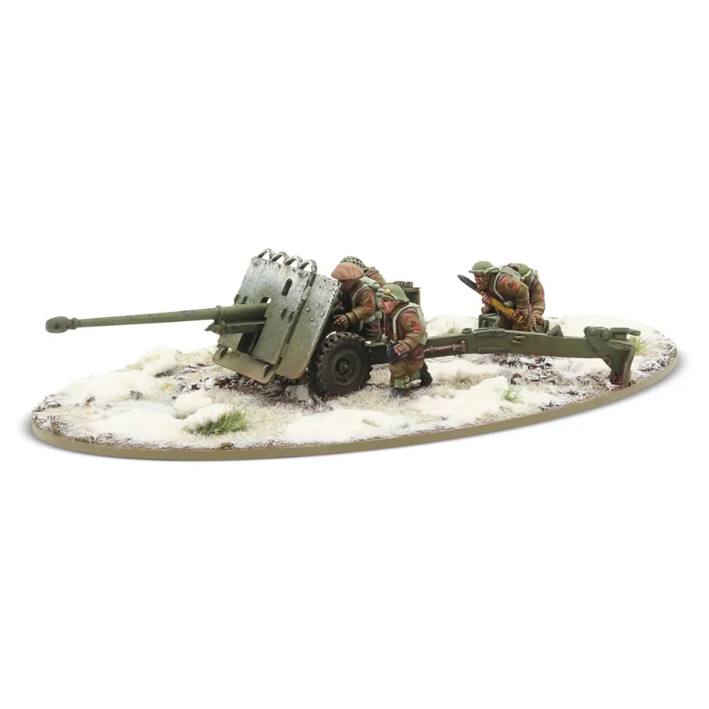 17 Pdr Anti-Tank Gun with British Infantry (Winter) Crew-Warlord Games-Radaddel