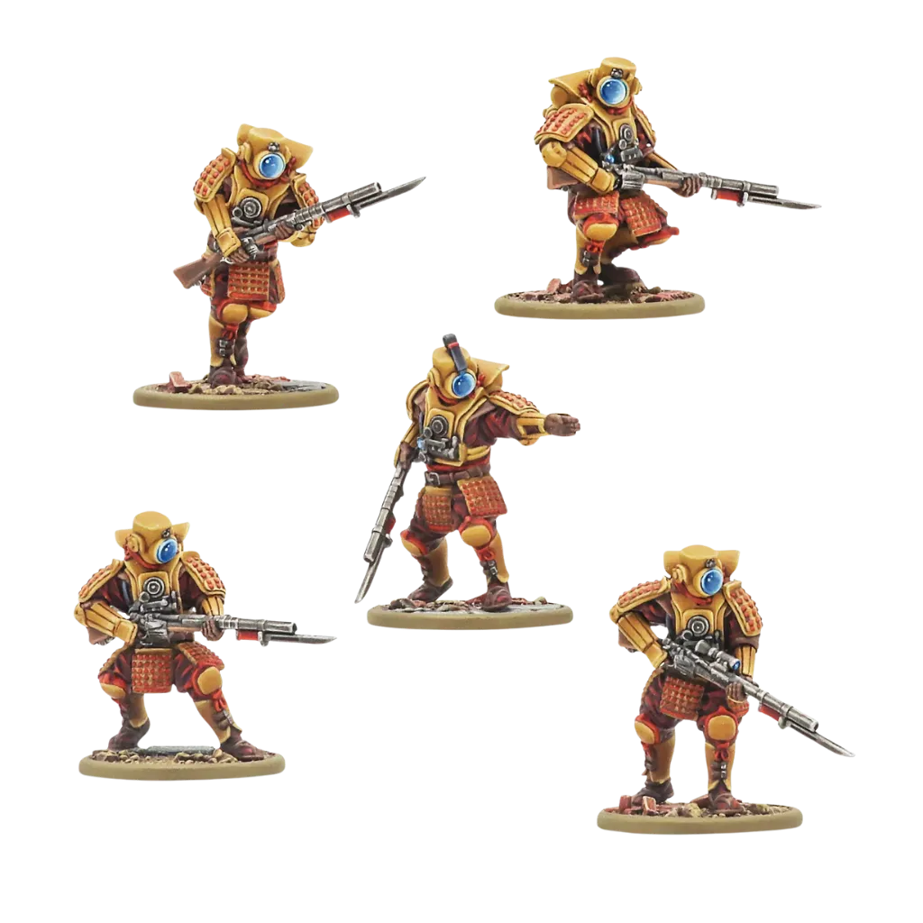 Konflikt '47 Empire of Japan Ghost Attack Squad-Warlord Games-Radaddel