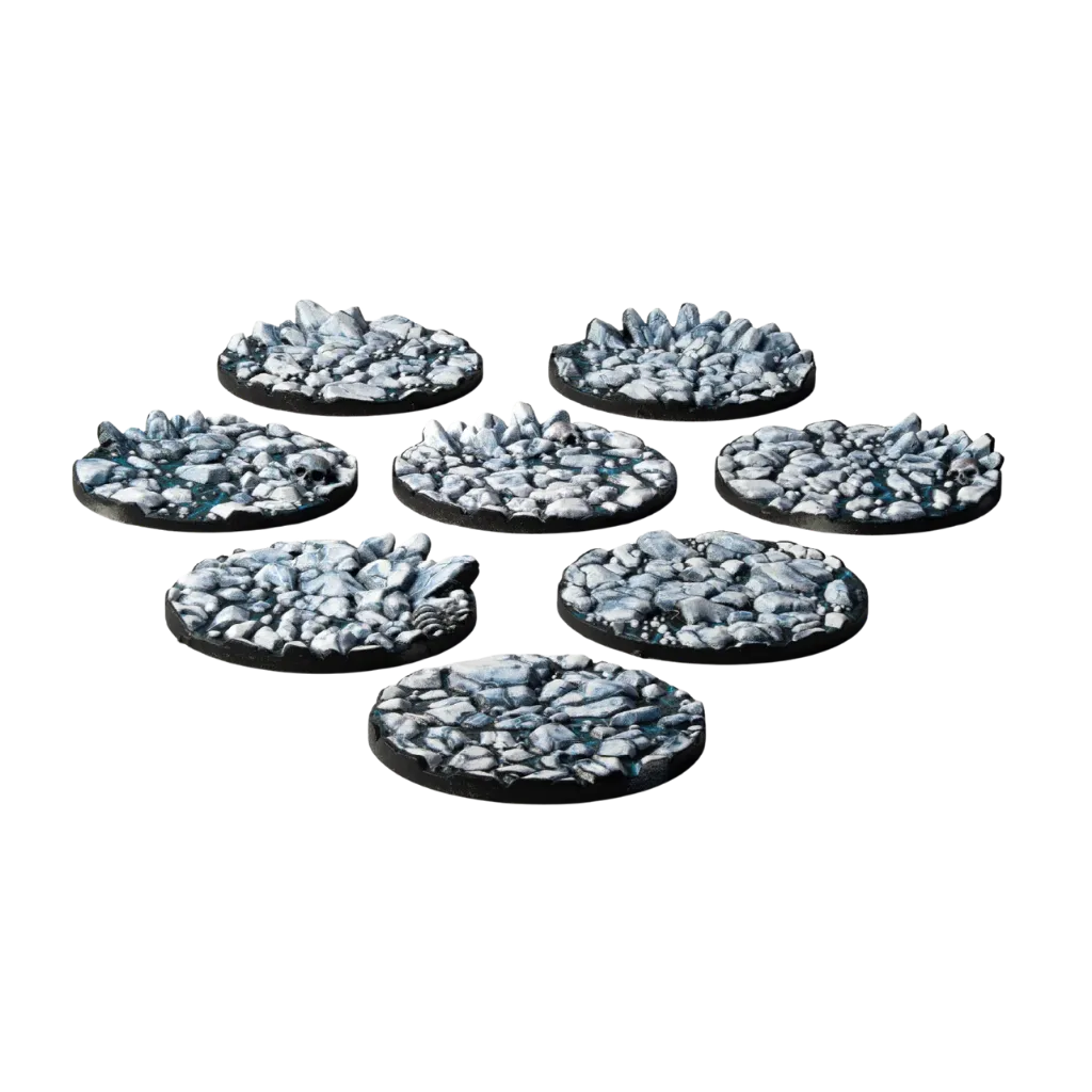 Frost Lake Round 32mm (x8)-Gamers Grass-Radaddel