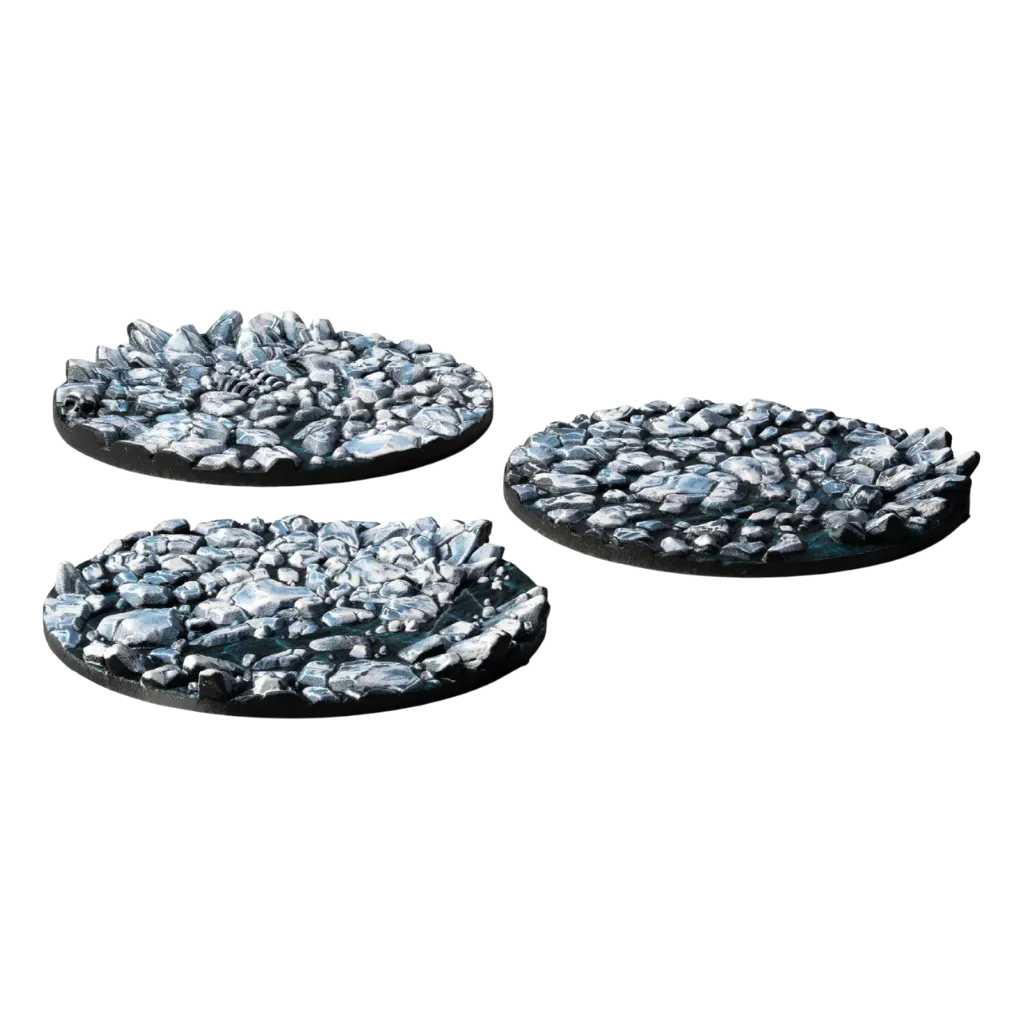 Frost Lake Round 50mm (x3)-Gamers Grass-Radaddel