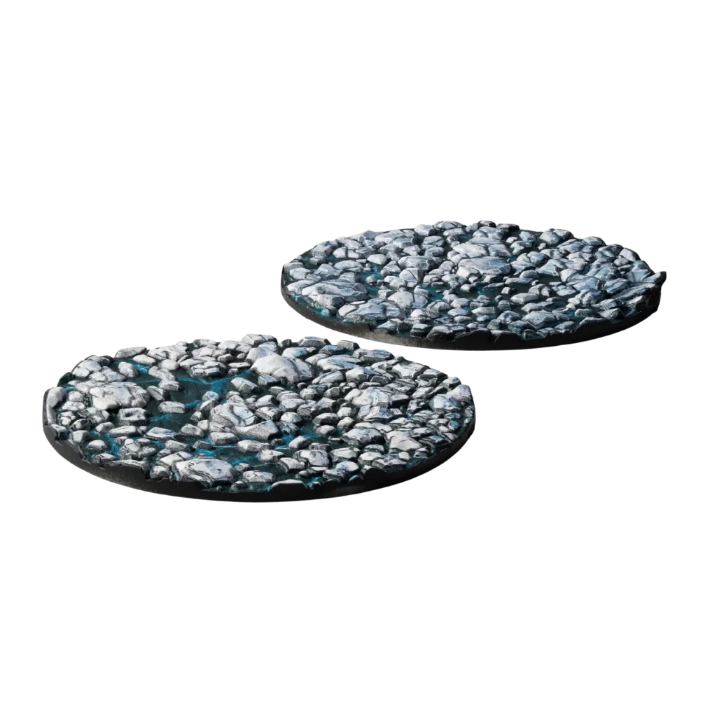 Frost Lake Round 60mm (x2)-Gamers Grass-Radaddel