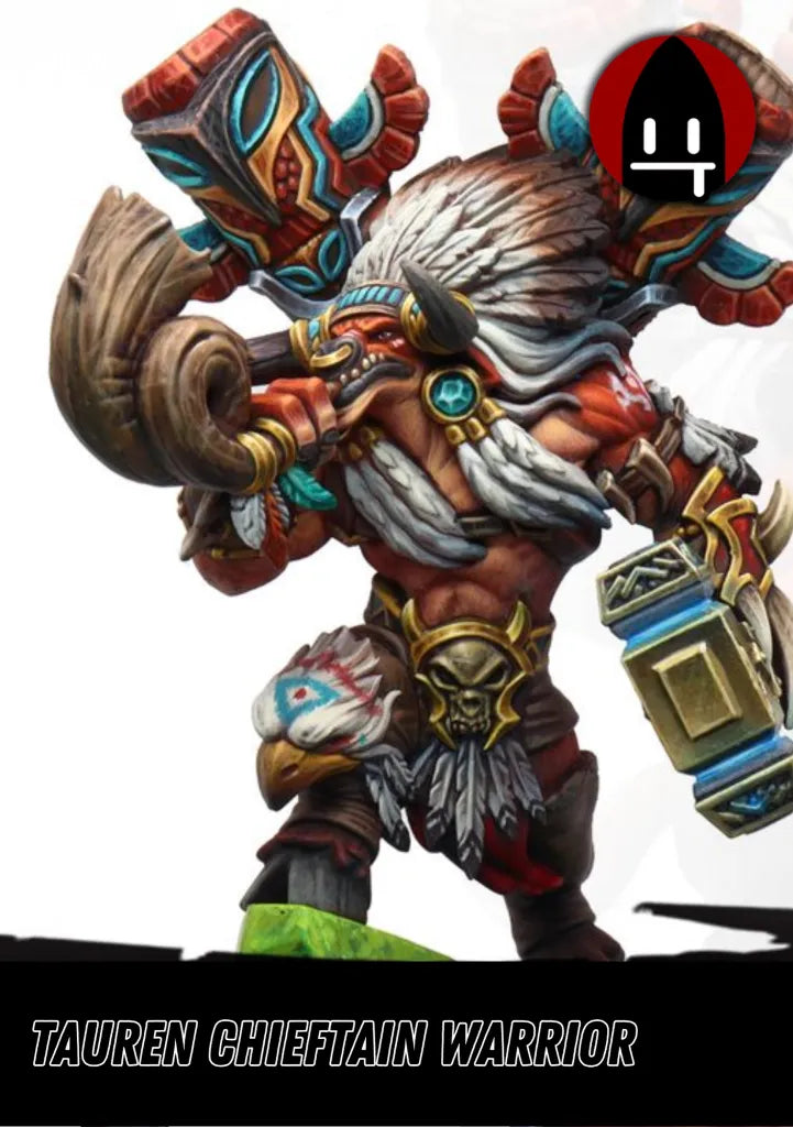 Tauren Chieftain Warrior-Pasch Spiele-Radaddel