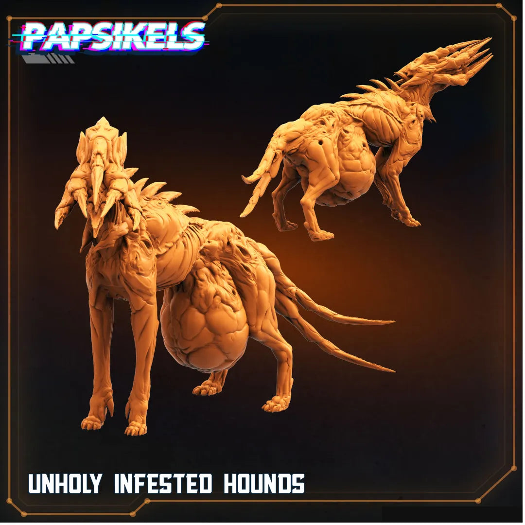 Unholy infested Hounds (2 Minis)-Pasch Spiele-Radaddel