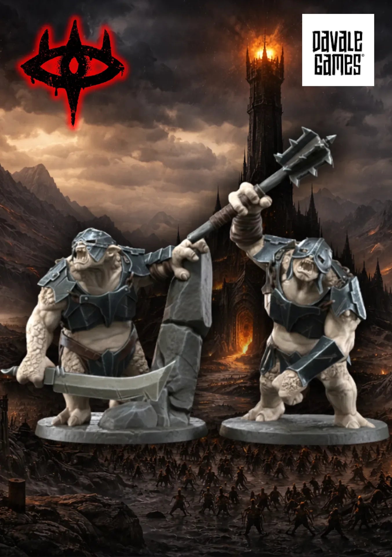 Morlok Kriegstrolle (2 Minis)-Pasch Spiele-Radaddel