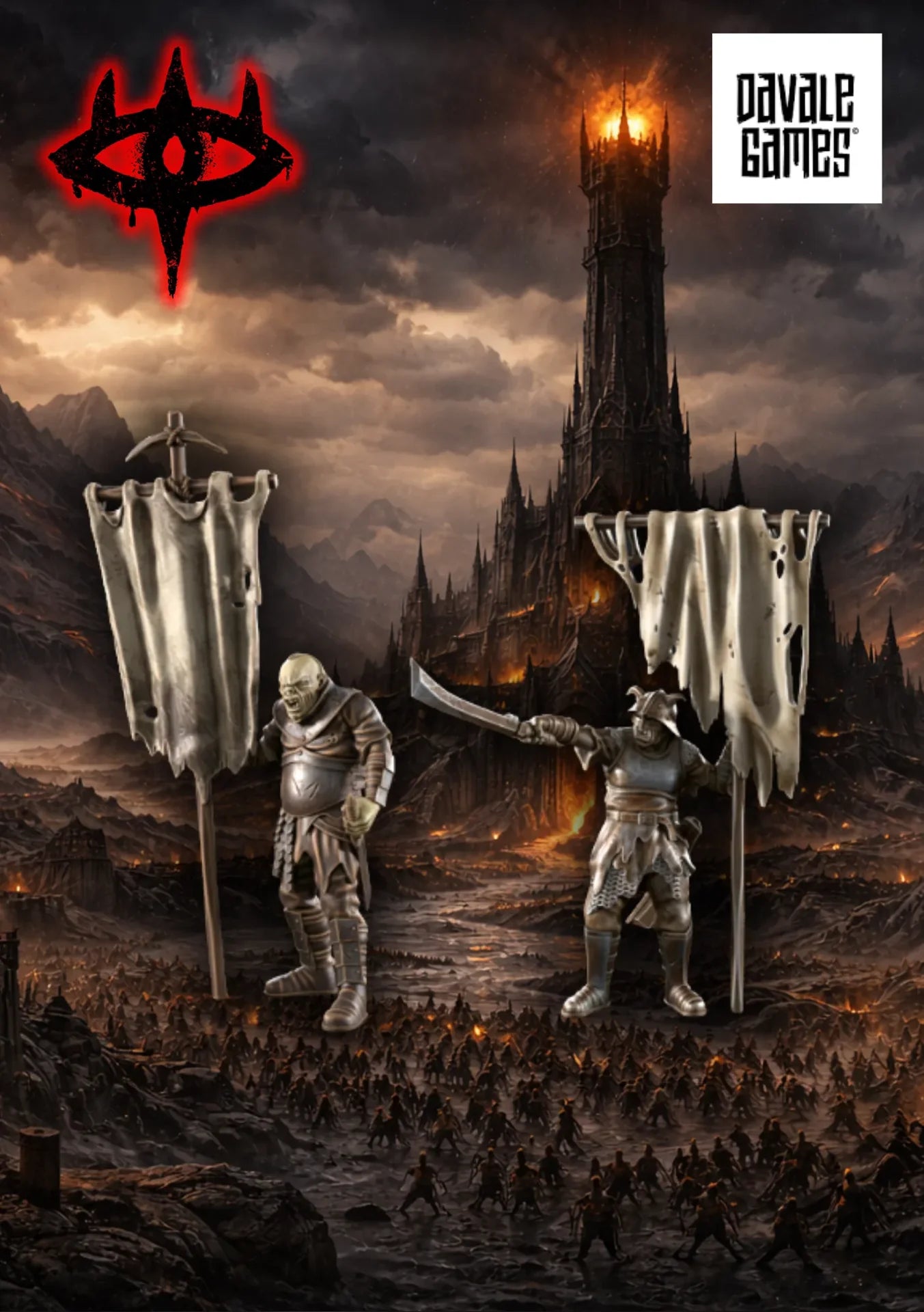 Morlok Orks Standartenträger (2 Minis)-Pasch Spiele-Radaddel