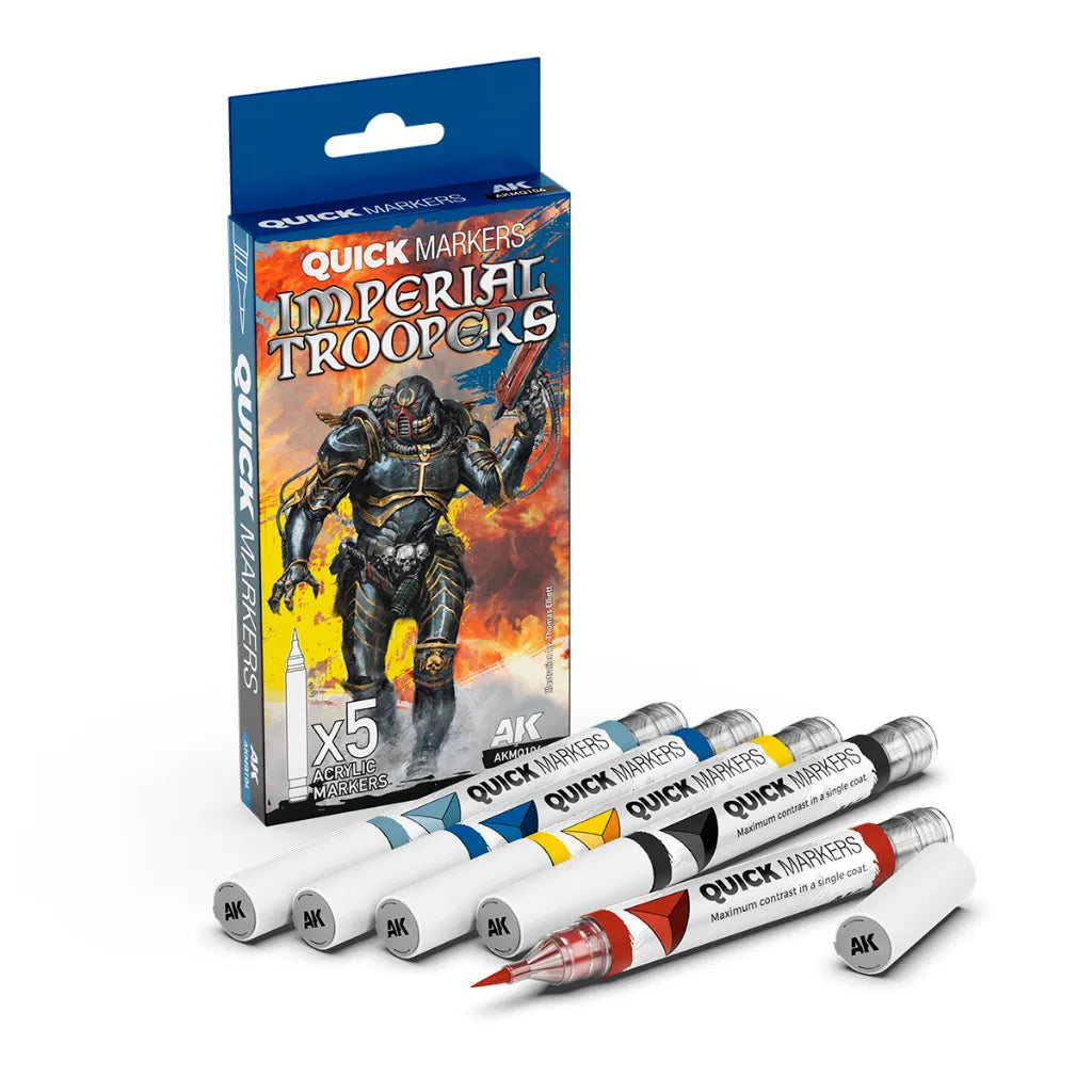 AK Quick Marker Imperial Troopers Set-AK-Interactive-Radaddel