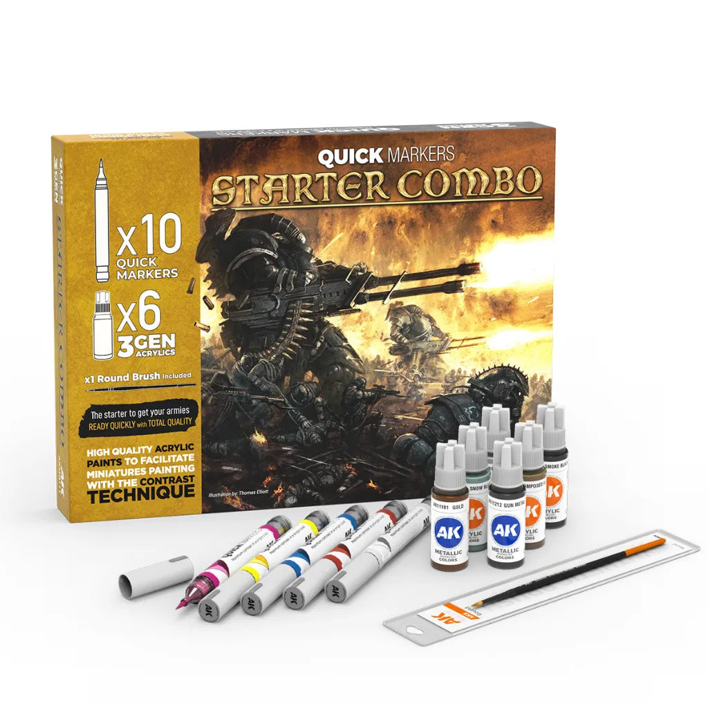Starter Combo Quick Markers + 3Gen Set-AK-Interactive-Radaddel