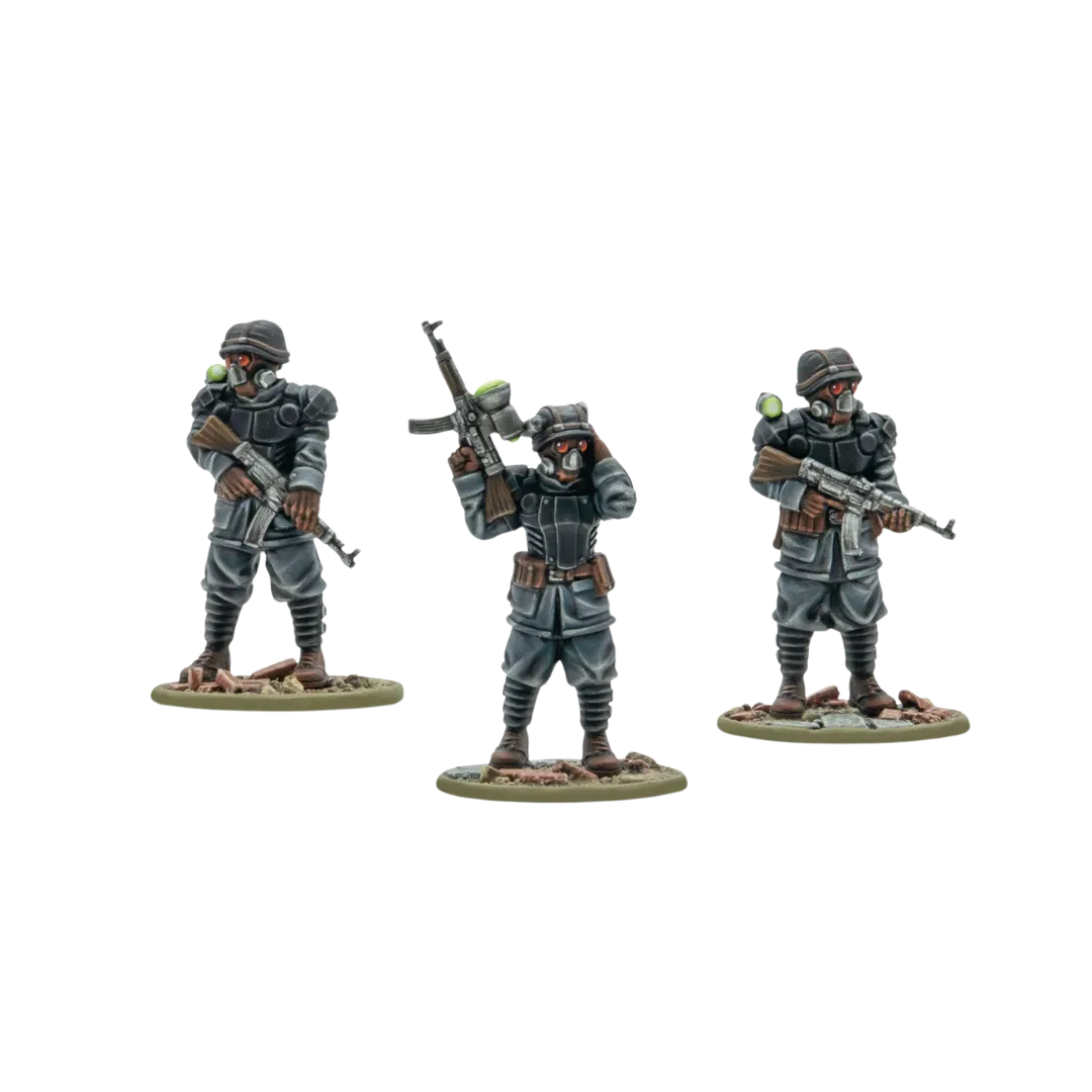 Konflikt '47 Axis Totenrotte Platoon Commander & Bodyguard-Warlord Games-Radaddel