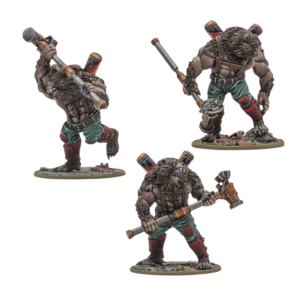 Konflikt '47 Soviet Bloc Ursus Infantry Squad with Mauls-Warlord Games-Radaddel