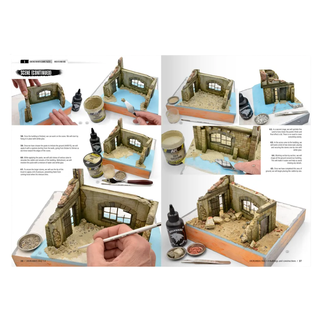 F.A.Q. Dioramas 1.4 Extension Buildings and Constructions (englisch)-AK-Interactive-Radaddel