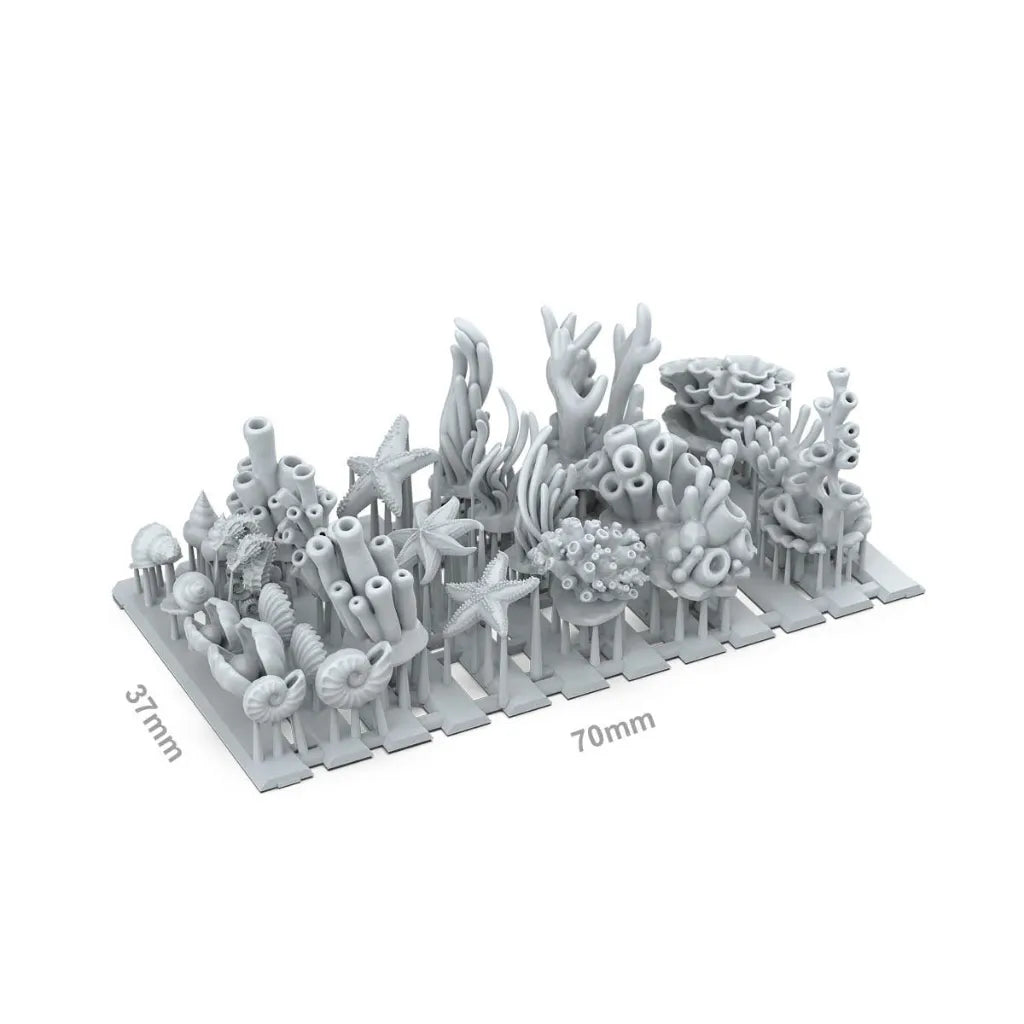 Coraland Seaweed - Basing Bits (18 Teile)-AK-Interactive-Radaddel