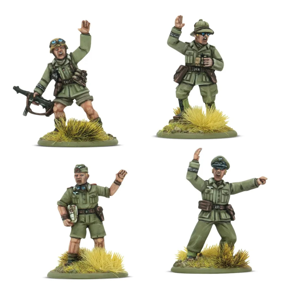 Afrika Korps Platoon Commanders-Warlord Games-Radaddel