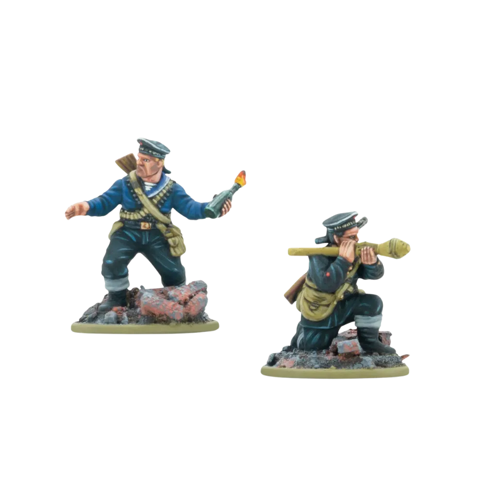 Soviet Naval Brigade Tank Hunters Anti-Tank Team-Warlord Games-Radaddel