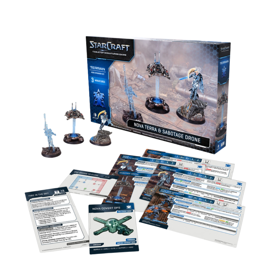 Starcraft ® Nova Terra - Terran - Hero Expansion Set