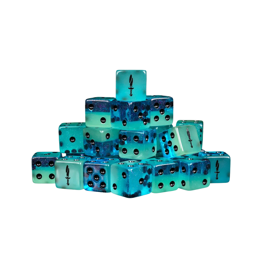 Moonlit Sword Dice Sqaure 16mm (25 Stück)