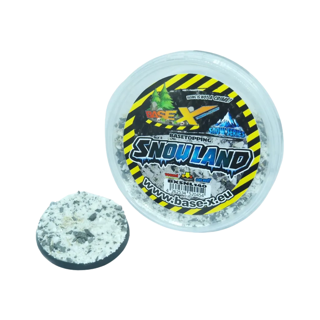 Basetopping: SNOWLAND (140ml) (snow series)-Base X Terrain & Scenery-Radaddel