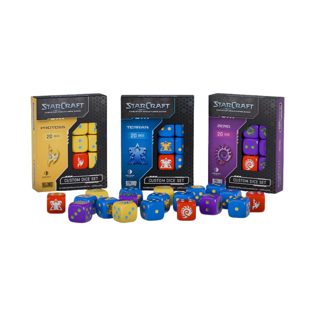 Starcraft ® Zerg Custom Dice Set