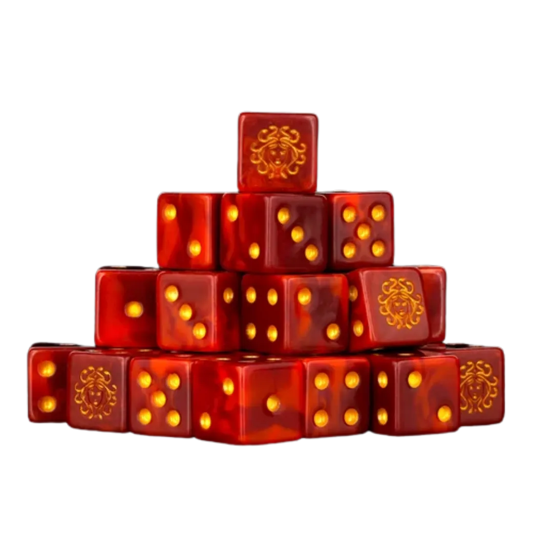 Daughters of Medusa Dice 16mm Square (25 Stück)-Baron of Dice-Radaddel