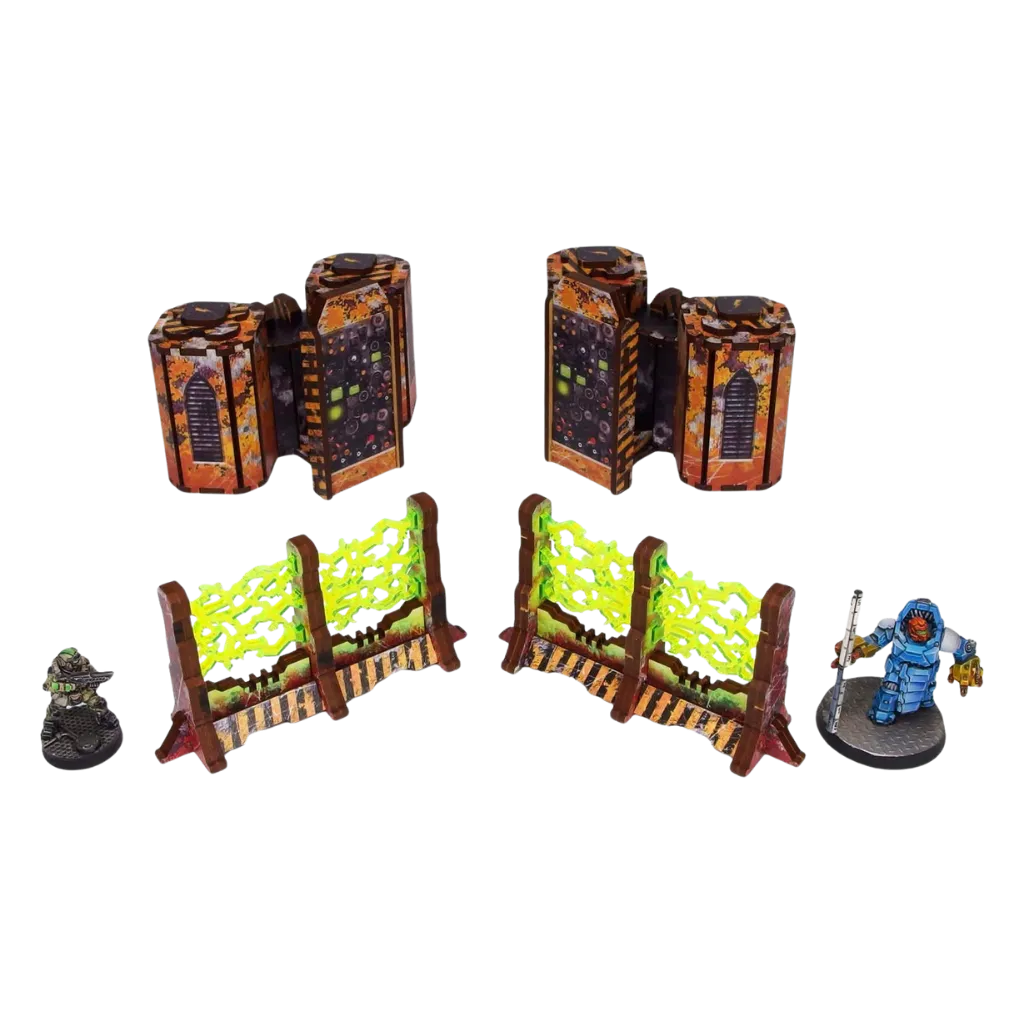 Imperial II Generatorium & Powered Fence PREPAINTED-Micro Art Studio-Radaddel
