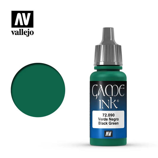Game Color Ink 118 Black Green-Vallejo-Radaddel
