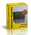10 Neodym Magnete rund 5 x 2 mm-Tabletop Depot-Radaddel