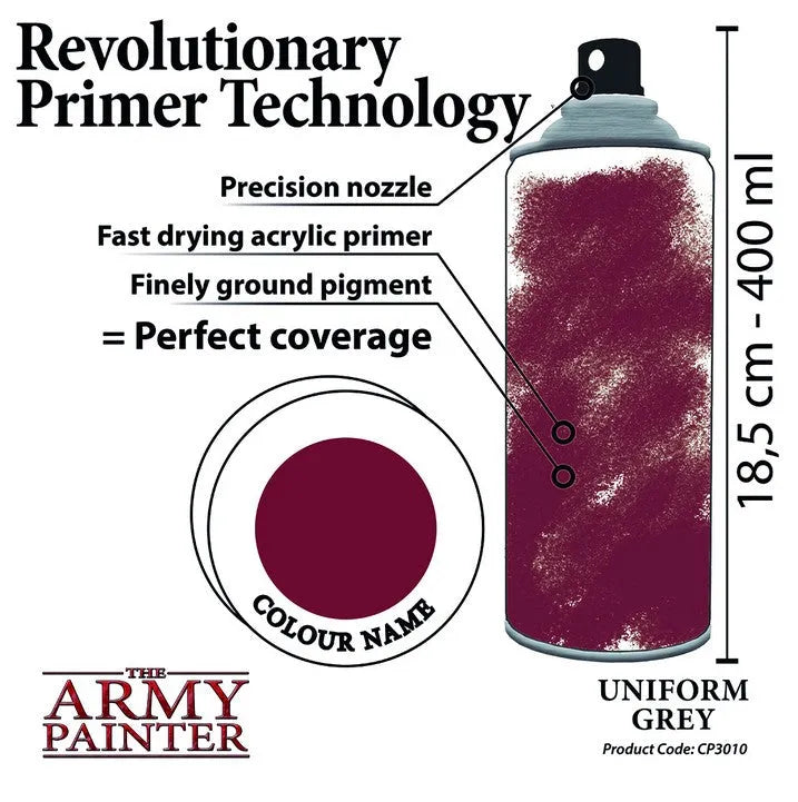 Colour Primer Uniform Grey-The Army Painter-Radaddel
