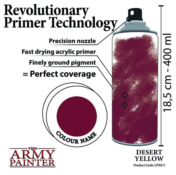 Colour Primer Desert Yellow-The Army Painter-Radaddel