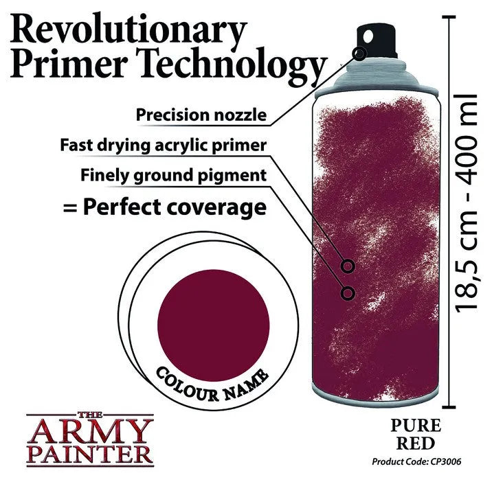 Colour Primer Pure Red-The Army Painter-Radaddel