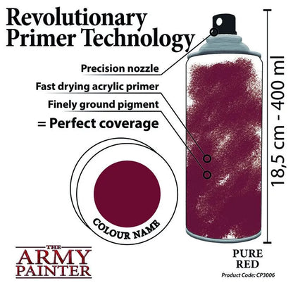 Colour Primer Pure Red-The Army Painter-Radaddel