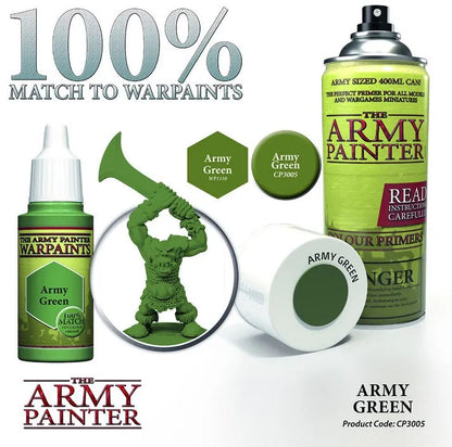 Colour Primer Army Green-The Army Painter-Radaddel
