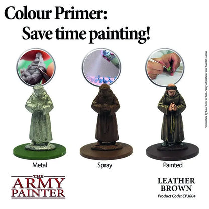 Colour Primer Leather Brown-The Army Painter-Radaddel