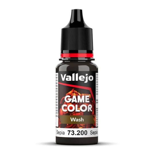 Game Color Ink 087 Wash Sepia Shade-Vallejo-Radaddel
