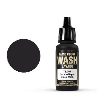 Game Color Ink 088 Wash Black Shade-Vallejo-Radaddel