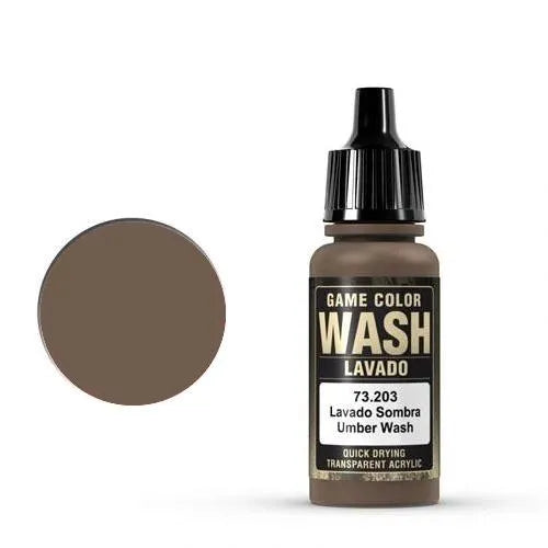Game Color Ink 086 Wash Umber Shade-Vallejo-Radaddel