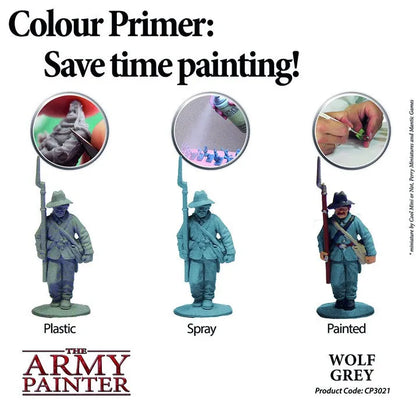 Colour Primer Wolf Grey-The Army Painter-Radaddel