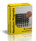 10 Neodym Magnete rund 6 x 1 mm-Tabletop Depot-Radaddel