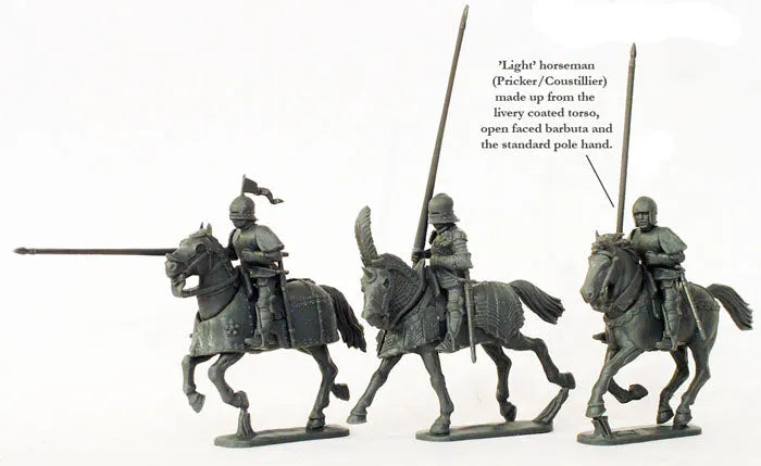 Mounted Men at Arms-Perry Miniatures-Radaddel