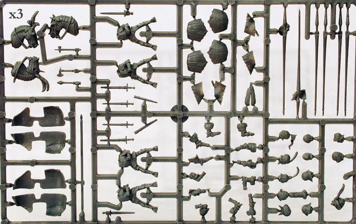 Mounted Men at Arms-Perry Miniatures-Radaddel