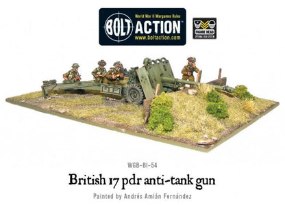 British Army 17 pdr anti-tank gun-Warlord Games-Radaddel