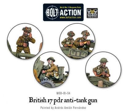 British Army 17 pdr anti-tank gun-Warlord Games-Radaddel