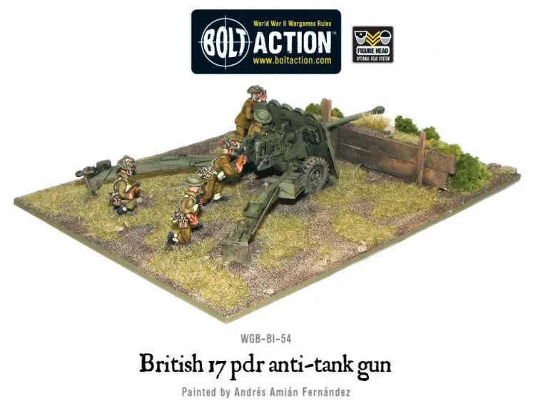 British Army 17 pdr anti-tank gun-Warlord Games-Radaddel