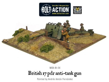 British Army 17 pdr anti-tank gun-Warlord Games-Radaddel