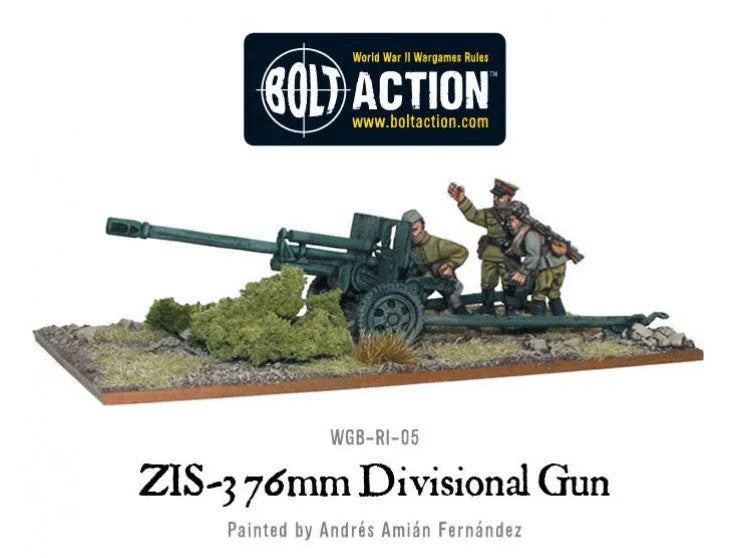 Soviet Zis 3 Gun-Warlord Games-Radaddel