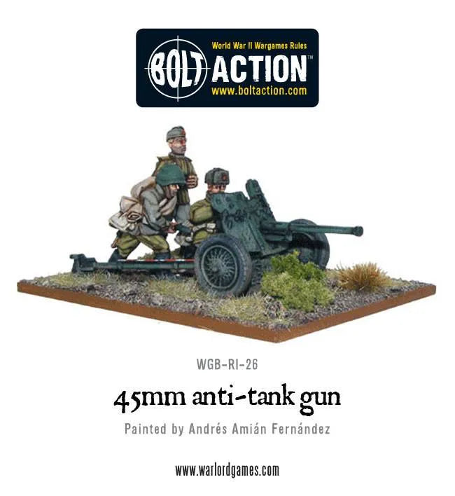 Soviet 45mm Anti Tank Gun-Warlord Games-Radaddel