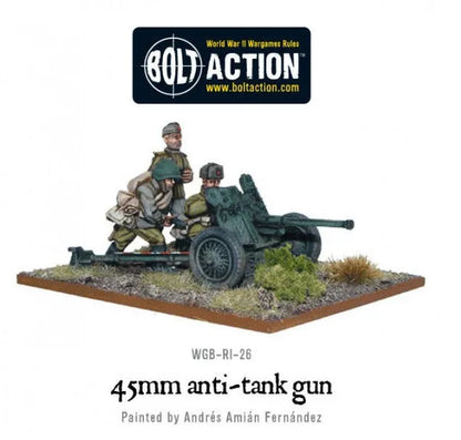 Soviet 45mm Anti Tank Gun-Warlord Games-Radaddel