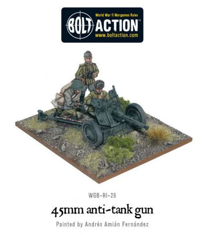 Soviet 45mm Anti Tank Gun-Warlord Games-Radaddel