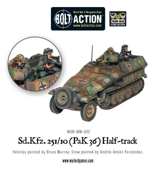 Sd.Kfz 251/10 Pak 36 Half-Track-Warlord Games-Radaddel