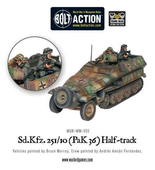 Sd.Kfz 251/10 Pak 36 Half-Track-Warlord Games-Radaddel